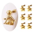#6 stycken kreativa servettringar - Thanksgiving Bunny, Unik servett#