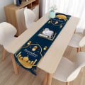 Miniatyrbild 8 av 10: 03 Eid Mubarak bordsduk Ramadan dekoration