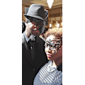 Pikkukuva 3 / 5: (Musta hopea) Vintage Masquerade Mask Phantom of the Opera One E