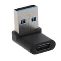 Miniatyrbillede 1 af 5: USB 3.0 til Type-C konverter dataopladning 10 Gbps datasynkroniseringsopladerkonverter