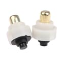 Miniatyrbilde 1 av 4: 2 stk 20 mm LED lommelykt trykknappbryter på/av elektrisk lommelykt halvbryter type