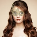 Miniatyrbillede 2 af 5: Halloween Maske - Mardi Gras Party Maske - Metal Dame Bal Maske