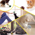 Miniatyrbild 2 av 3: 15-pack Mylar Crinkle Balls för kattleksaker