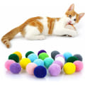 Miniatyrbild 4 av 5: Kattleksaksbollar, mjuka kattbollar, kattungebollar, kattleksak för innekatter, interaktiv pumpbollleksak, 2,5 cm
