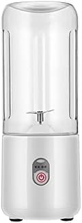 #(vit) saftpressare mixer liten frukt saftpressare mixer saftutvinnare Bärbar USB Laddningsbar 500ml#