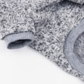 Miniatyrbilde 5 av 5: Idepet hundegenser for hund, varm hundegenser katteklær, fleecejakke for hunder, små og mellomstore hunder, rosa og grå (l, grå)