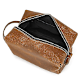Miniatyrbild 3 av 5: Toalettväskor i äkta läder Herr Tvätt Rakning Dopp Kit Kvinnor Resesminkning Kosmetiska påsfodral