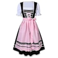 Pikkukuva 3 / 3: Dirndl-mekko saksalainen Oktoberfest baijerilainen olut Wench -asu apujuhlat Z X Pink M