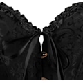 Miniatyrbillede 2 af 4: Jacquard vest shapewear, stropløs korset Black M
