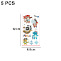 Miniatyrbilde 2 av 5: Tattoo Barn Gutter, 5 deler Lysende barnetatoveringer style 2