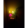 Miniatyrbild 5 av 6: 2-pack LED Sensor Nattljus Plug-in NightLight Färgbyte