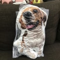 Miniatyrbillede 3 af 5: Foto Custom DIY Kæledyrs Plys Legetøjsdukke Kæledyr Kat Pude Sofa Dekoration Julegave Private custom 50cm