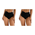 Miniatyrbild 2 av 5: 1/2/3 Dam badbyxor Pool Party Dam Badkläder Snorkling Black M 2PCS