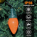 Miniatyrbild 4 av 5: C7 Christmas String Lights 25FT - 50 färgglada LED-lampor - Multifunktionsfjärrkontroll