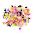 Miniatyrbild 1 av 5: 200ST/ Set Halloween Plast Miniatyr Spindlar Dekorera random color