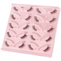 Miniatyrbilde 7 av 11: Halvvipper Naturlig utseende Wispy at-Eye Øyevipper 3D Løsvipper Fluffy-Soft 10 Par Faux Mink Fake Lashes Sett C