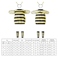 Pikkukuva 2 / 3: Aikuisten lasten Cosplay-asut Halloween-mehiläis-leppäkerttuasut Yellow 130