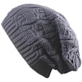 Miniatyrbilde 2 av 2: Cap Mode Hold Varm Vinterluer Strikket Ullue dark grey