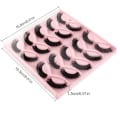 Miniatyrbild 4 av 11: Halvfransar Naturligt utseende Wispy Cat-Eye Ögonfransar 3D lösögonfransar Fluffy-Soft 10 Par Faux Mink Fake Lashes Sets B
