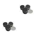Pikkukuva 2 / 5: 1/2/3/5 Sähköisen jalkaraspin vaihtotyynyt tehokas ja 25mm 80Grit 50 pcs 2PCS