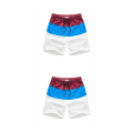 Miniatyrbillede 1 af 5: 1/2/3/5 Åndbare og stilfulde shorts til mænd - til sommeren Blue and Wine Red XXL,1 2PCS