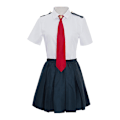 Miniatyrbillede 4 af 5: Anime My Hero Academia Midoriya Izuku Bakugou Katsuki Cosplay Kostume Ochaco Uraraka Boku no Hero Academia Halloween Uniform Sæt A2 L A1 XXXL