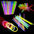 Pikkukuva 1 / 5: 10~300 kpl Hehkuva Rannekoru Kaulakoru Neonvärit Juhlapalvelukset Rave Disc 100PCS