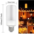 Miniatyrbild 3 av 9: 3 modeller LED Flicker Flame Lamp Bulb Fire Effect Juldekor