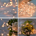 Miniatyrbild 4 av 5: String Lights Batteridriven 100 LED 10M Pearl Fairy Light med