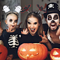 Miniatyrbillede 4 af 5: Halloween Edderkop Spøgelse Græskar Hårbøjle Djævel Pandebånd style 2