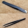 Miniatyrbillede 5 af 5: Rustfri øjenbrynspincet med mat finish og holdbar