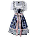 Pikkukuva 3 / 3: Dirndl-mekko saksalainen Oktoberfest baijerilainen olut Wench -asu apujuhlat Z X Navy M