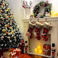 Miniatyrbild 4 av 5: Set med 3 julstrumpa Stor tomtestrumpa jul S
