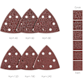 Miniatyrbillede 4 af 6: Delta slibe trekant │ 60 styk │ 6 huller │ 93 x 93 x 93 mm │