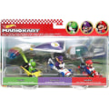 Miniatyrbild 2 av 6: 3-Pack Hot Wheels Super Mario Kart Racers 1:64 Bilar Metall multicolor
