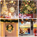 Miniatyrbilde 6 av 6: Juledekorative vinduslys, bakgrunnslys for Snowman