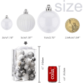 Miniatyrbilde 3 av 5: Juletre hengende kuler for juletre, dekorasjonsrep Baubles Set