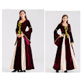Pikkukuva 2 / 3: Keskiaikainen renessanssimekko Halloween naisille L dark red