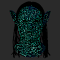 Miniatyrbild 2 av 5: Halloween-mask latex-huvudbeklädnader lysande samma Avatar-huvudbeklädnader rollspel bardans COS (kvinnliga modeller)