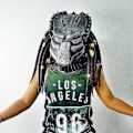 Miniatyrbillede 5 af 5: Predator Replika Maske Latex Maske Halloween Kostume Prop Sen