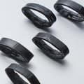 6-pack Ersättningsspännen för läderarmbandsur, 11 mm, Svart