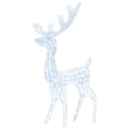 Miniatyrbillede 1 af 9: vidaXL Juledekoration rensdyr akryl 140 LED 120 cm kold hvid white