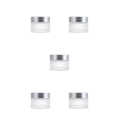 Miniatyrbillede 3 af 5: 1/2/3/5 Multipurpose Mat Kosmetisk Ansigtskrukke - Holdbar og silvery 50g,1 5PCS