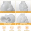 Miniatyrbillede 5 af 5: 3D Kraniet Formforme Duftlys Fremstilling Silikonegips