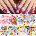 Miniatyrbild 3 av 5: Nail Art Resin Cartoon Ornament Mixed Mini Small Soft Girly 06 ice cream dessert
