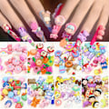 Miniatyrbild 3 av 5: Nail Art Resin Cartoon Ornament Mixed Mini Small Soft Girly 07 bubble girl