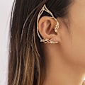 Miniatyrbillede 3 af 11: Halloween Goth Øre Cuff Ørering Elf Ear Clip Punk Fairy No Pierc B-right One-size