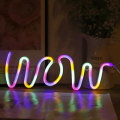 Pikkukuva 1 / 5: Wow Shape Led Neonvalo Seinälle Ripustettava Baari Tunnelmavalot Colorful Light
