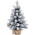 Miniatyrbild 2 av 4: Mini julgran, Snow Christmas Tree Desktop Tree med Snow C