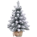 Miniatyrbillede 2 af 4: Mini juletræ, Snow Christmas Tree Desktop Tree med Snow C